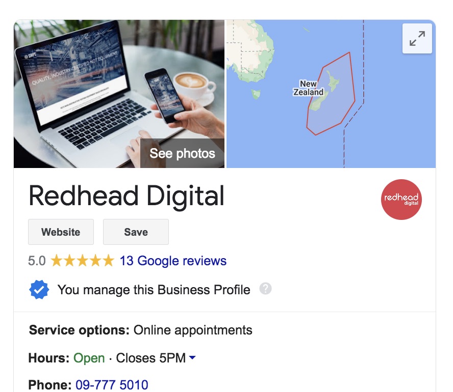 Google My Business Map 